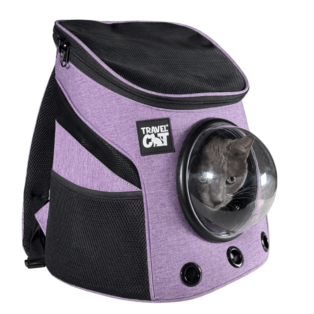"The Fat Cat" Mini Cat Backpack - Purple