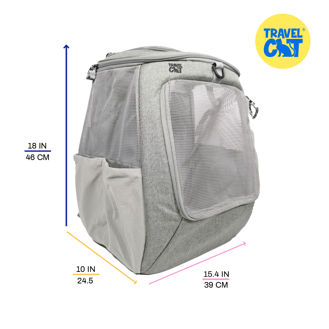 The Navigator Earth" Convertible Cat Backpack