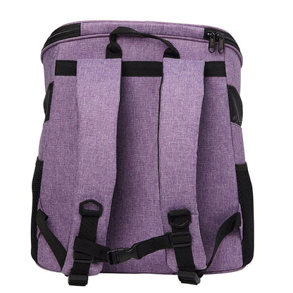 "The Fat Cat" Mini Cat Backpack - Purple