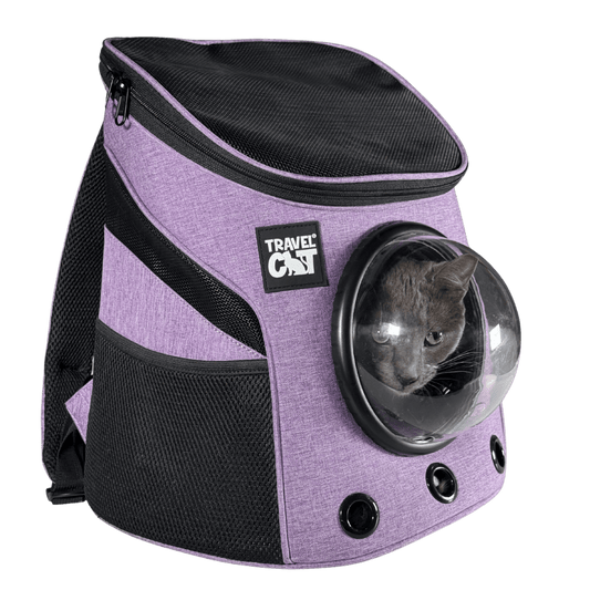 "The Fat Cat" Mini Cat Backpack - Purple